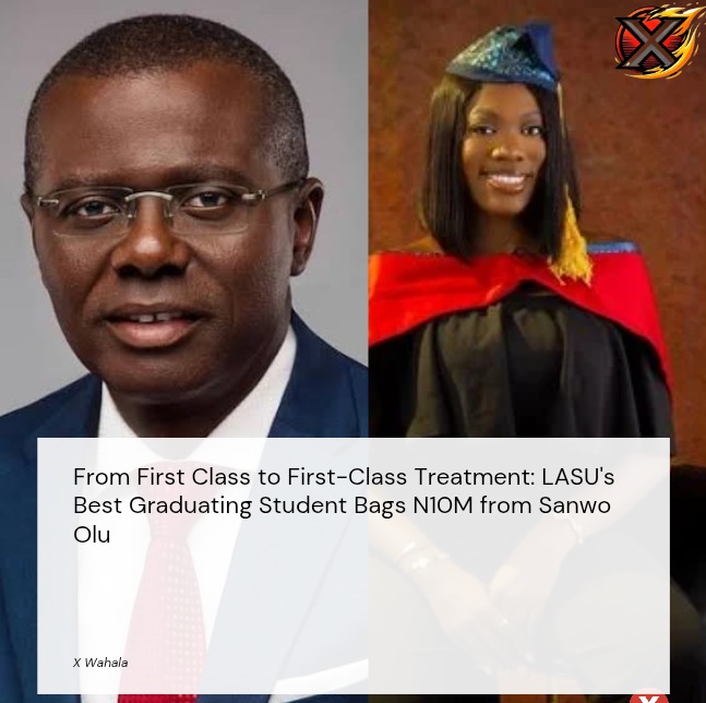 From First Class to First Class Treatment: LASU's Best Graduating Student Bags N10M from Sanwo Olu