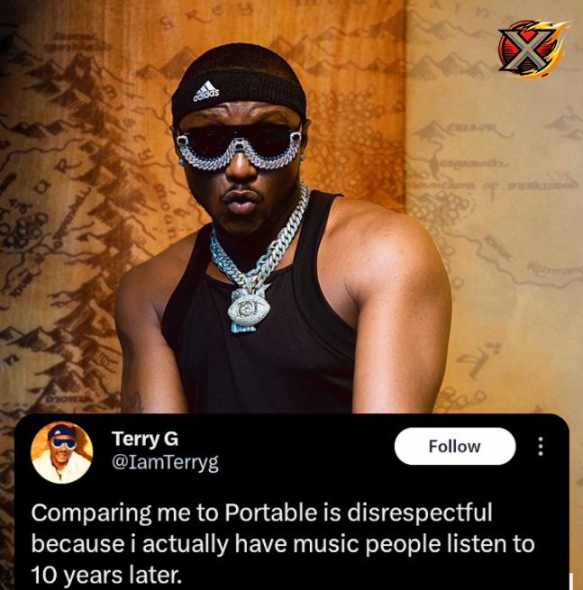Comparing me to Portable is Disrespectful: Terry G Blows Hot