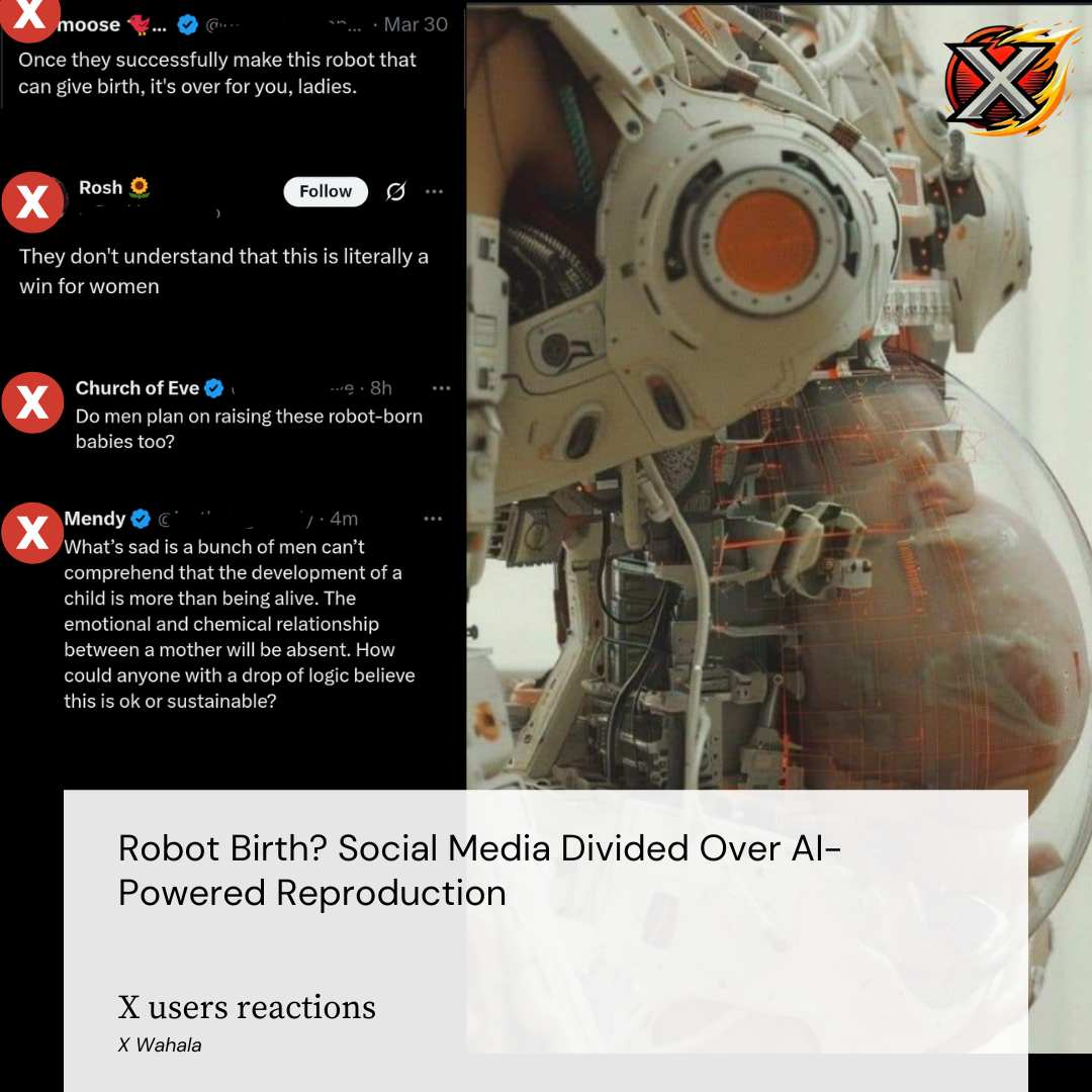 Robot Birth? Social Media Divided Over AI-Powered Reproduction