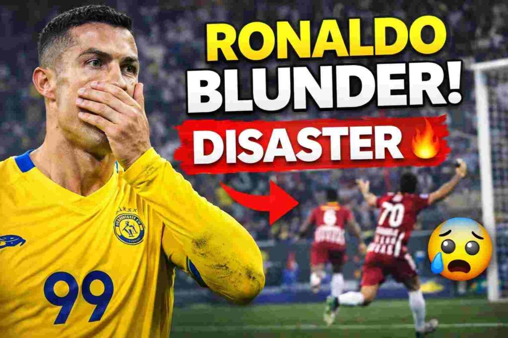Ronaldo’s 10-Second Disaster Video Breaks Internet After Al Nassr Loss