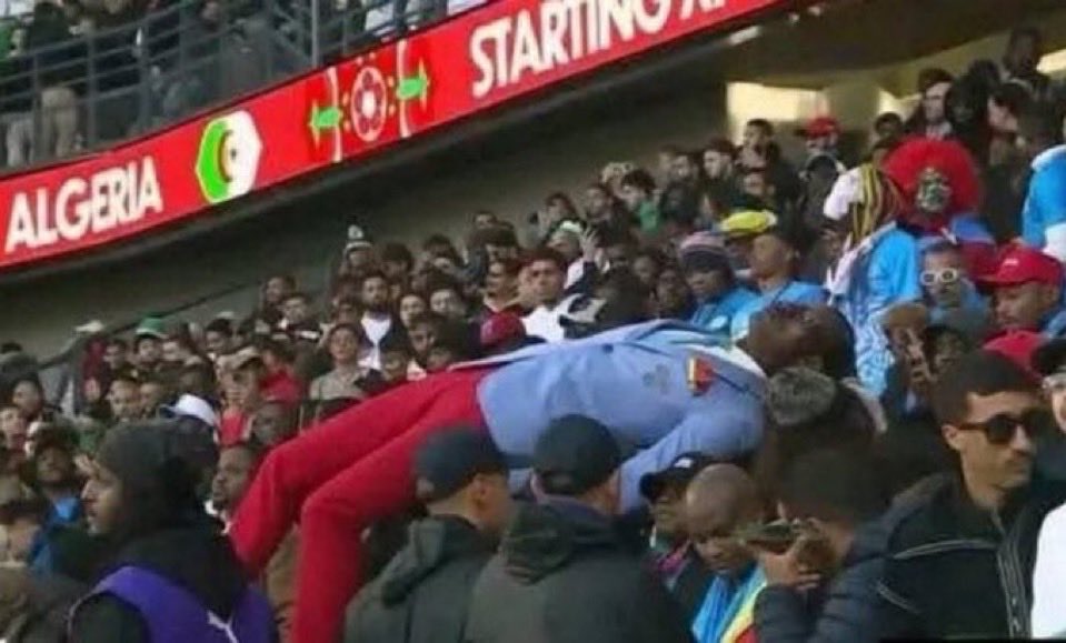DR Congo fan fainted AFCON