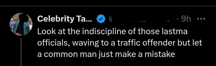 Lagos traffic rules debate