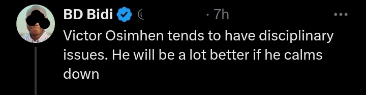 Osimhen and Lookman clash