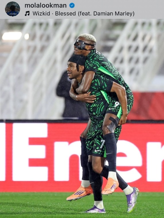 Victor Osimhen argument with Lookman