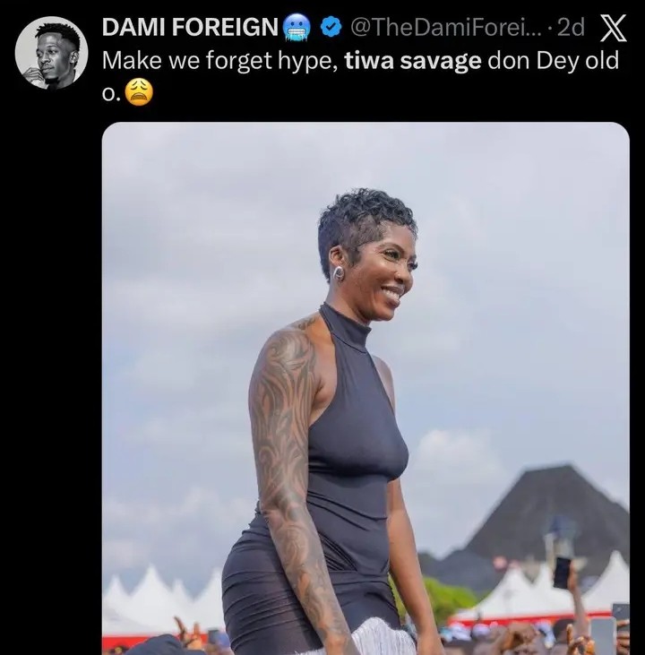 Tiwa Savage warns Dami Foreign