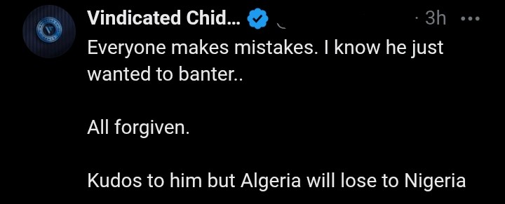 Amoura apology DR Congo fan